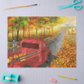 Verkleurde herfst-/Herfst-herfst Tissuepapier (Craft)