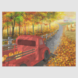 Verkleurde herfst-/Herfst-herfst Tissuepapier
