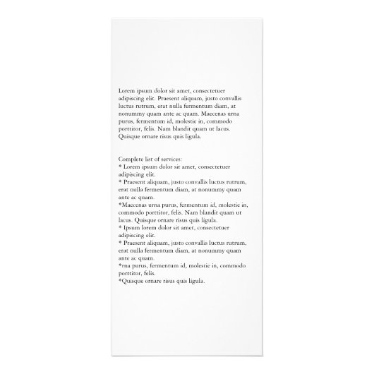 Verkleurde kunsten en kunstwerken, wijn en leder reclamekaart (Achterkant)