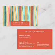 Verkleurde lijnen Stijlvol Trendy Modern Business 