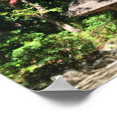 Verkleurde mannetjes- en rusthuisjes poster (Hoek)