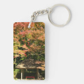 Verkleurde mannetjes- en rusthuisjes sleutelhanger (achterkant)