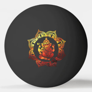 Verkleurde Meditatie Pingpongbal