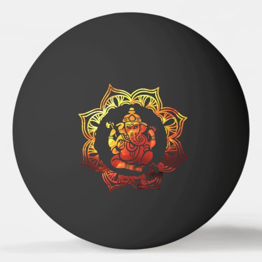 Verkleurde Meditatie Pingpongbal (Voorkant)