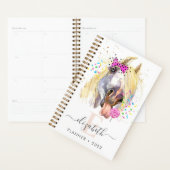 Verkleurde paarden met Lollipop Spiral Photo Plann Planner (Display)