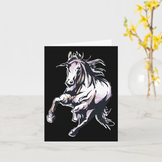 Verkleurde paardenrugleuning kaart (Gele Bloem)