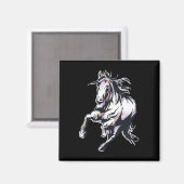 Verkleurde paardenrugleuning magneet (Voorkant / Achterkant)