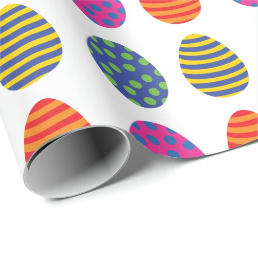 Verkleurde paaseieren cadeaupapier (Rol Hoek)