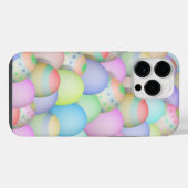 Verkleurde paaseieren iPhone hoesje (Achterkant horizontaal)