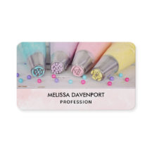 Verkleurde pasta-decorteermiddelen