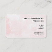 Verkleurde pasta-decorteermiddelen visitekaartje (Achterkant)