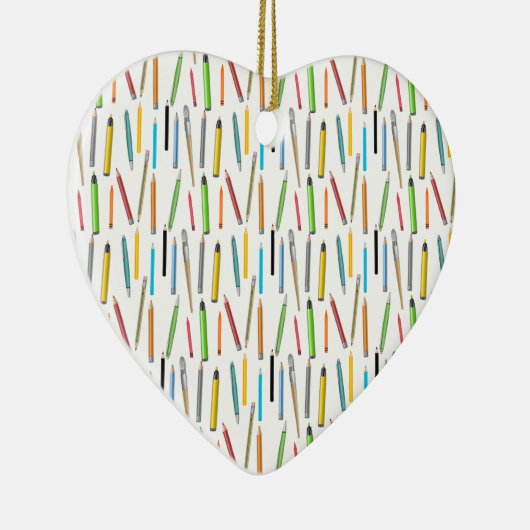 Verkleurde pencils artistieke penselen markeerteke keramisch ornament (Rechts)