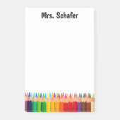 Verkleurde Pencils Post-it notities Post-it® Notes (Voorkant)