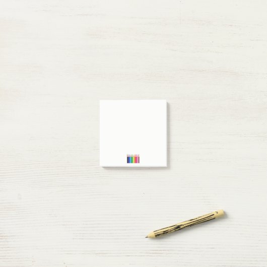 Verkleurde Pencils Post-it notities Post-it® Notes (Op bureau)