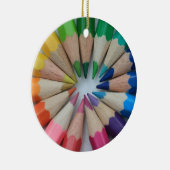 Verkleurde Pencils-versiering Keramisch Ornament (Rechts)