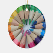 Verkleurde Pencils-versiering Keramisch Ornament (Links)