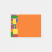 Verkleurde rechthoeken post-it® notes (Voorkant)