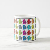 Verkleurde robots koffiemok (Voorkant rechts)