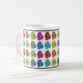 Verkleurde robots koffiemok (Voorkant links)