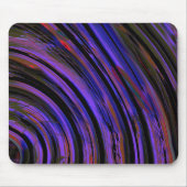 Verkleurde rubberen rubberen snit in blauw paars t muismat (Voorkant)