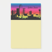 Verkleurde Skyline Dallas Post-it® Notes (Voorkant)