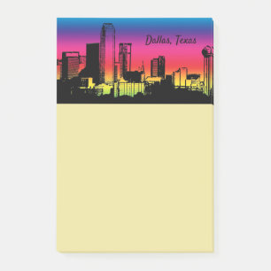Verkleurde Skyline Dallas Post-it® Notes