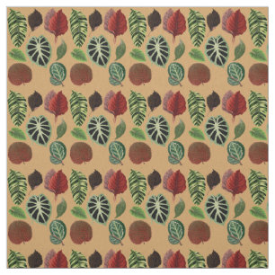 Verkleurde Vintage van leder in botanische tuin Stof