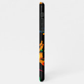 Verkleurde vlammen iPhone hoesje (Linkerkant)