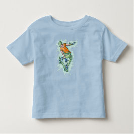 Verkleurde vliegskater, grappige illustratie kinder shirts