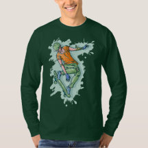 Verkleurde vliegskater, grappige illustratie