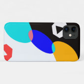 Verkleurde vormen Case-Mate iPhone case (Achterkant (horizontaal))