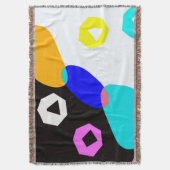 Verkleurde vormen deken (Voorkant Verticaal)