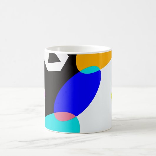 Verkleurde vormen koffiemok (Center)