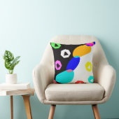 Verkleurde vormen kussen (Stoel)