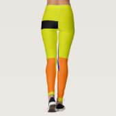 Verkleurde vormen leggings (Achterkant)