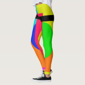 Verkleurde vormen leggings (Links)
