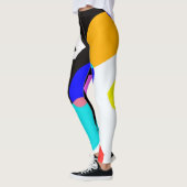 Verkleurde vormen leggings (Links)
