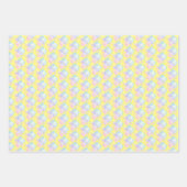 Verkleurde zeepbelletjes die papieren bladen inpak inpakpapier vel (Voorkant)