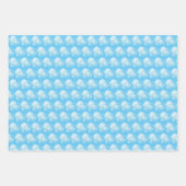 Verkleurde zeepbelletjes die papieren bladen inpak inpakpapier vel (Voorkant 3)