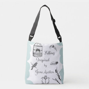 Verkleuring geïnspireerd door Jane Austen Crossbody Tas