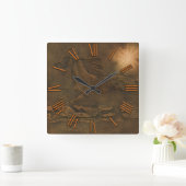 Verkleuring van wild bevruchte paardenbont met een vierkante klok (Huis)