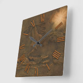 Verkleuring van wild bevruchte paardenbont met een vierkante klok (Hoek)