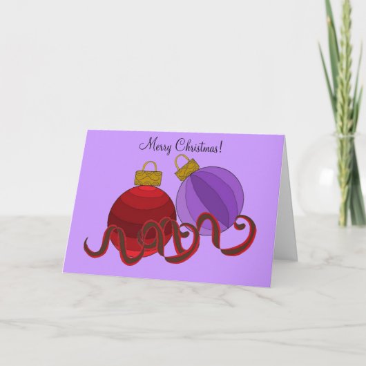 Verkleuringen van de duizelingbomen feestdagen kaart (Voorkant)