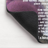 Verkleuringen van de glitterboom muismat (Hoek)