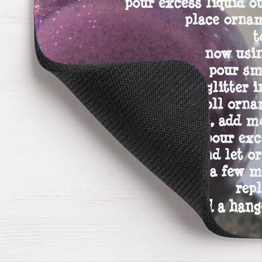 Verkleuringen van de glitterboom muismat (Hoek)