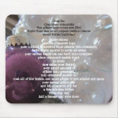 Verkleuringen van de glitterboom muismat (Voorkant)