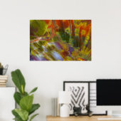 Verkleurste versteende boom poster (Thuiskantoor)