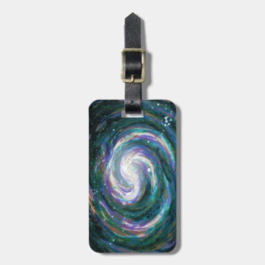 Verkleven melkweg bagagelabel (Voorkant verticaal)