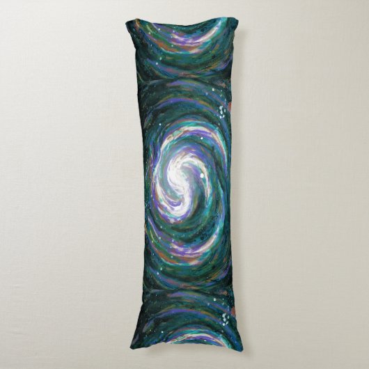 Verkleven melkweg lichaamskussen (Voorkant Verticaal)