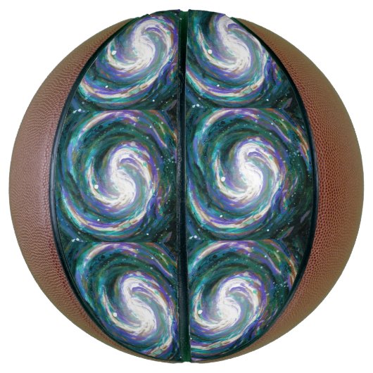 Verkleven melkweg mini basketbal (Verticaal)